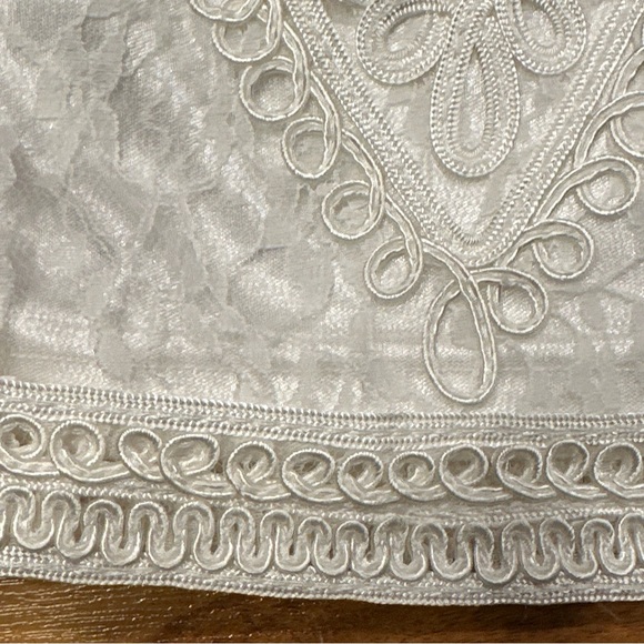 Cinderella Divine White Cocktail Lace‎ Overlay Dress Large - Picture 3 of 6